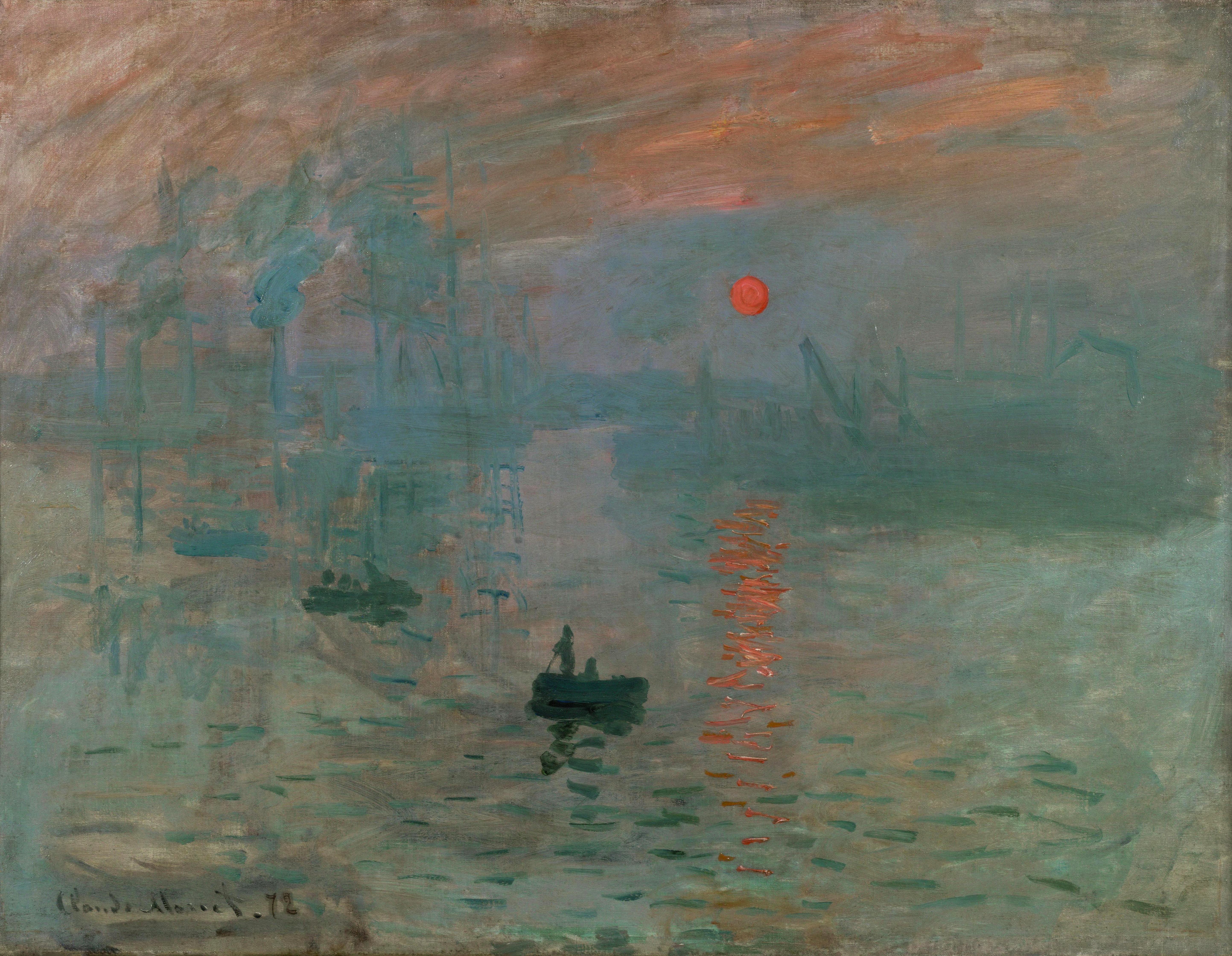 Painting of Sunrise, 1872