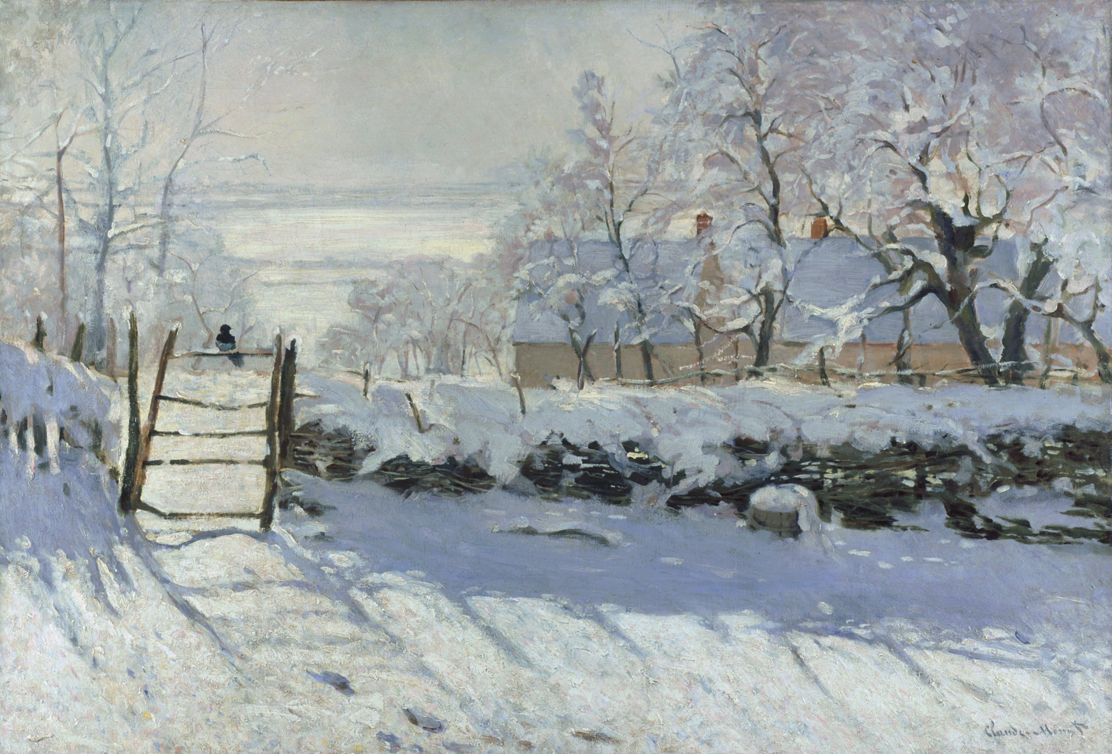 Painting of snow at Argenteuil